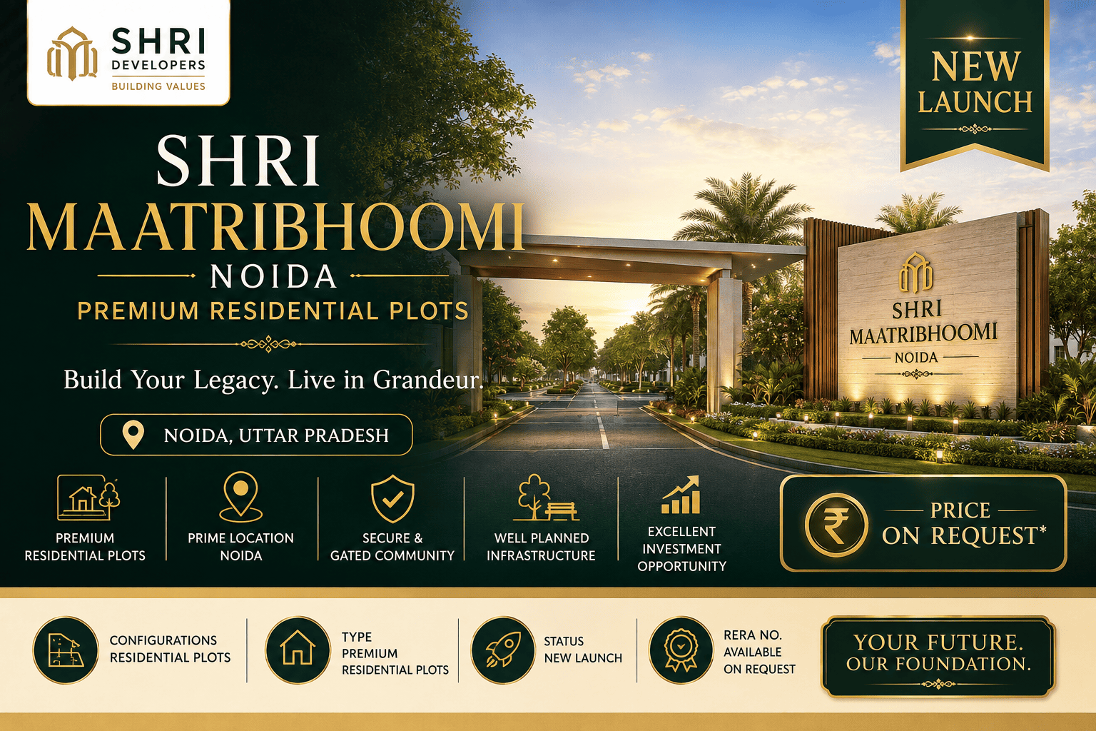 Shri Maatribhoomi Noida - Residential Plots in Noida