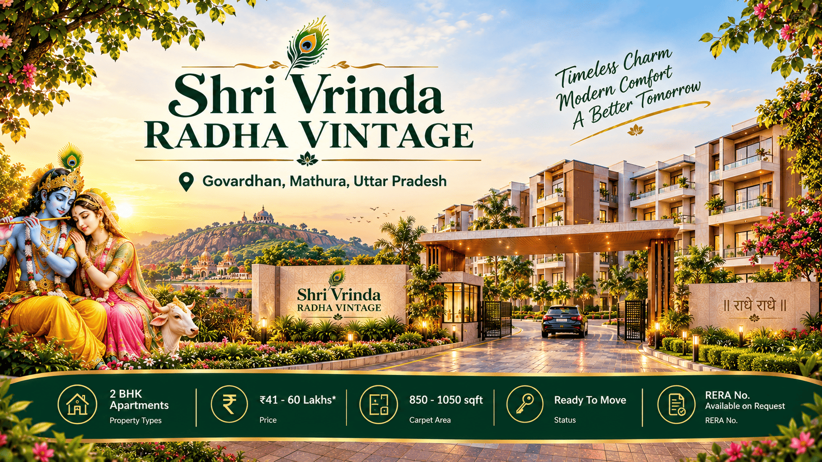 Shri Vrinda Radha Vintage - 2 BHK Apartments